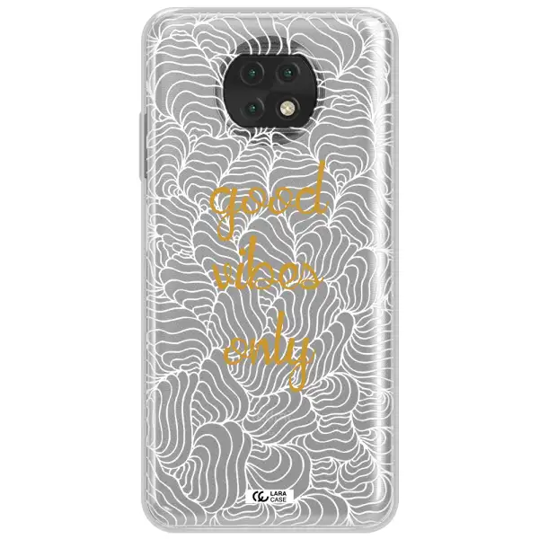A White Background With Gold Text Xiaomi Redmi Note 9T Clear Tpu Case