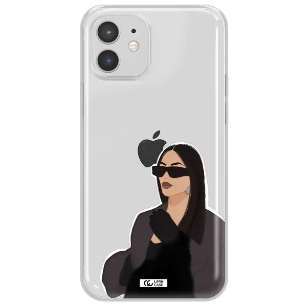Minimalist Portrait Apple iPhone 12 mini Clear TPU Case
