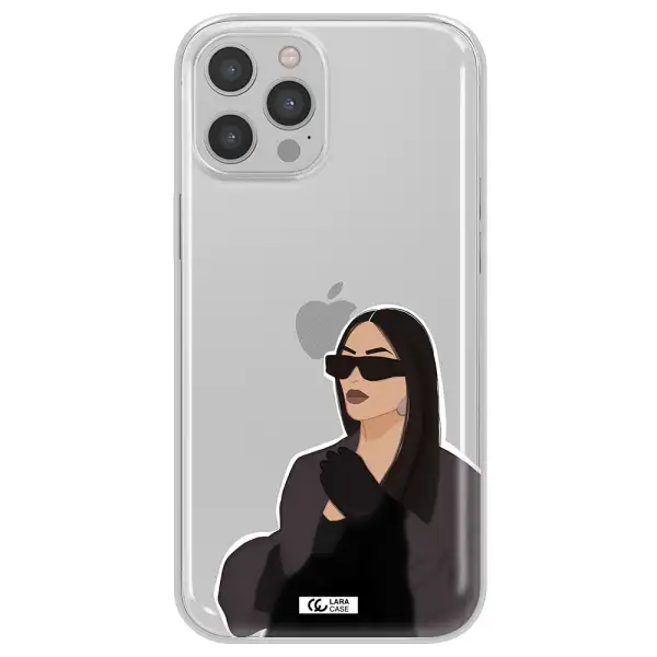 Minimalist Portrait Apple iPhone 12 pro Clear TPU Case
