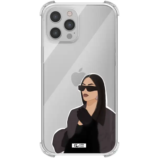 Minimalist Portrait Apple iPhone 12 pro max Clear PC Case