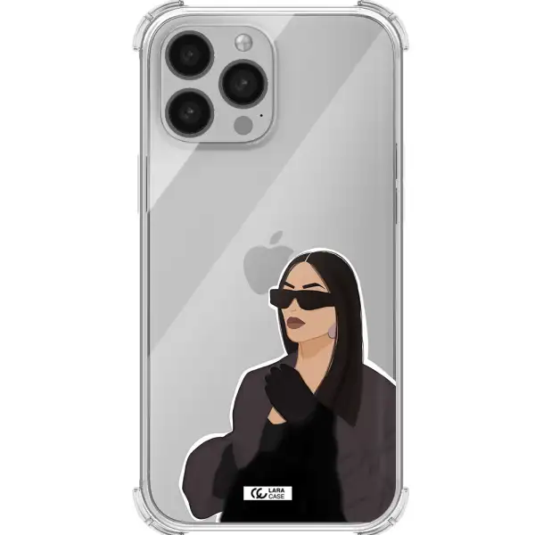 Minimalist Portrait Apple iPhone 13 Pro Max Clear PC Case
