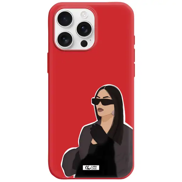 Minimalist Portrait Apple Iphone 16 Pro Max Silicone Stone Case