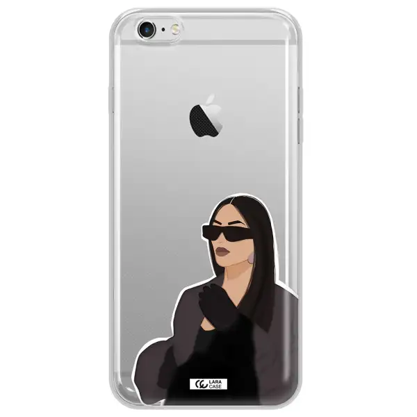 Minimalist Portrait Apple iPhone 6 s plus Clear TPU Case