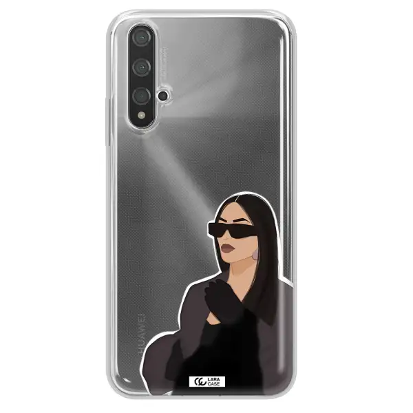 Minimalist Portrait Huawei Nova 5t Clear TPU Case