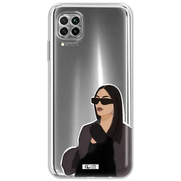 Minimalist Portrait Huawei Nova 7I Clear Tpu Case