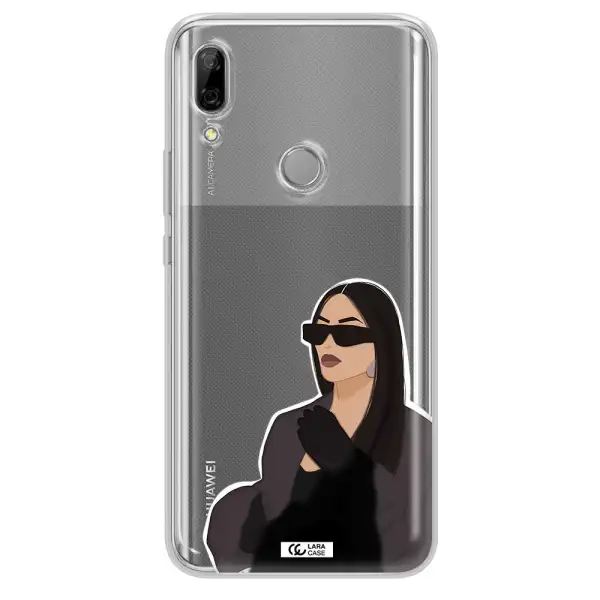 Minimalist Portrait Huawei P Smart Z Clear TPU Case