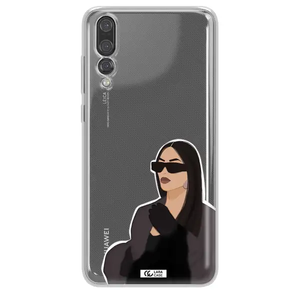 Minimalist Portrait Huawei P20 Pro Clear TPU Case
