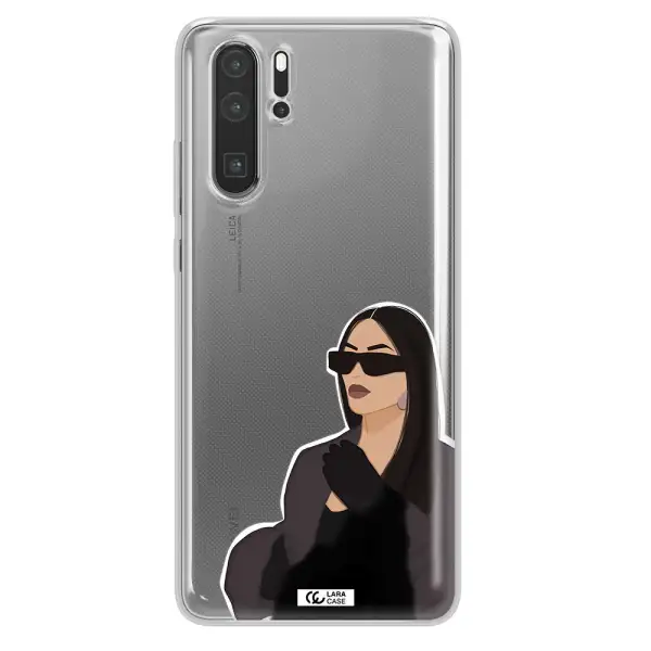 Minimalist Portrait Huawei P30 Pro Clear TPU Case