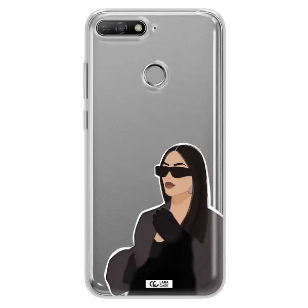 Minimalist Portrait Huawei Y6 Prime 2018 Clear TPU Case