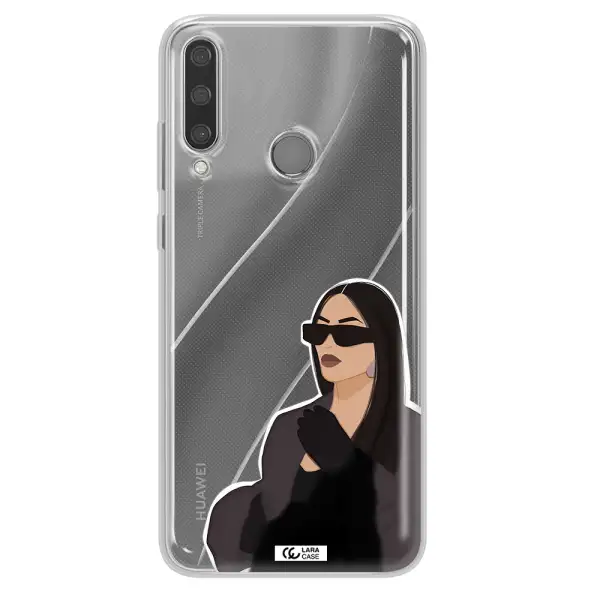 Minimalist Portrait Huawei Y6P Clear TPU Case