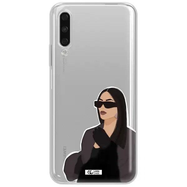 Minimalist Portrait Huawei Y9S Clear Tpu Case