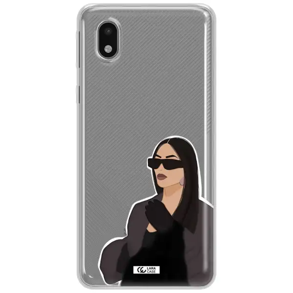 Minimalist Portrait Samsung A01 Core Clear Tpu Case