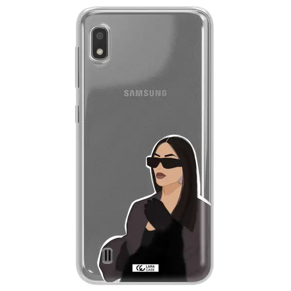 Minimalist Portrait Samsung A10 Clear TPU Case