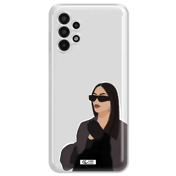 Minimalist Portrait Samsung A13 4g Clear TPU Case