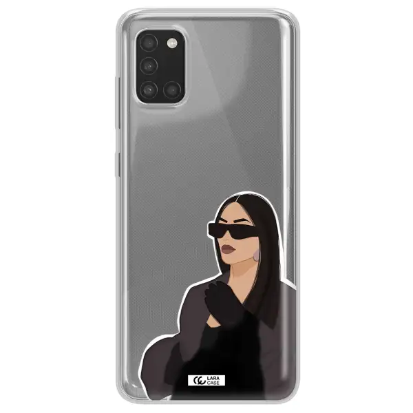 Minimalist Portrait Samsung A31 Clear TPU Case