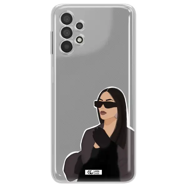 Minimalist Portrait Samsung A32 4G Clear Tpu Case