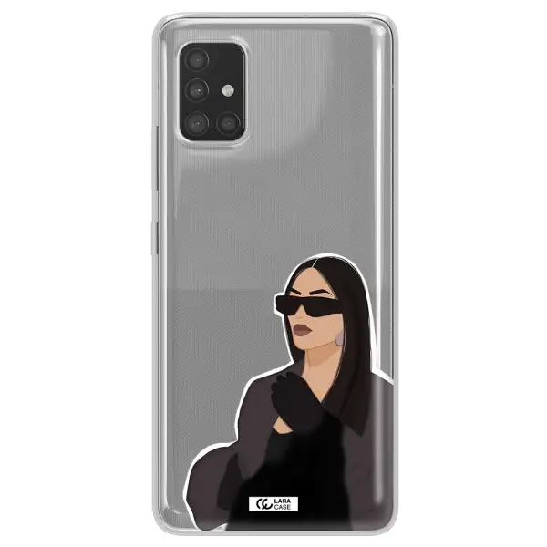 Minimalist Portrait Samsung A51 Clear TPU Case