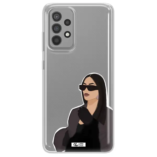 Minimalist Portrait Samsung A52 Clear TPU Case