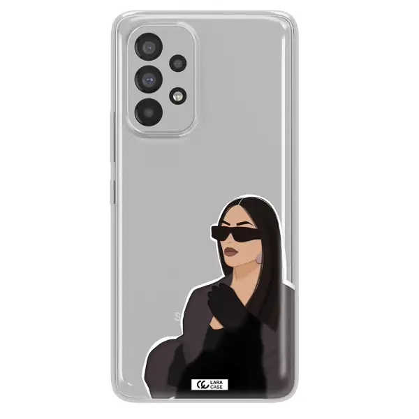 Minimalist Portrait Samsung A53 Clear TPU Case