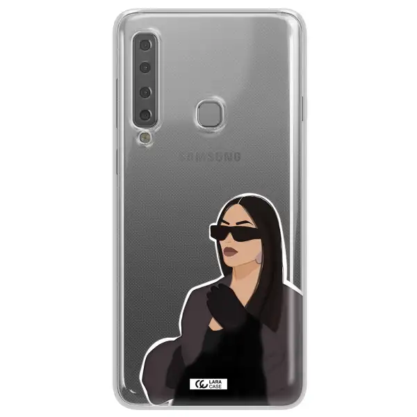 Minimalist Portrait Samsung A9 2018 Clear TPU Case