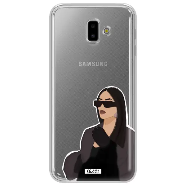 Minimalist Portrait Samsung J6 Plus Clear TPU Case