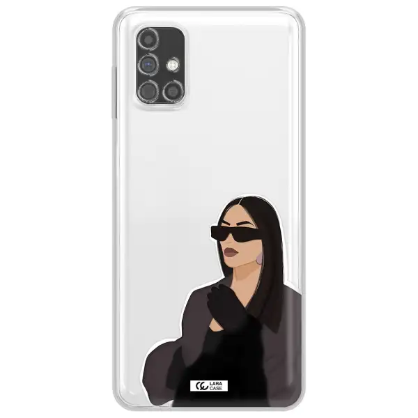 Minimalist Portrait Samsung M31S Clear TPU Case