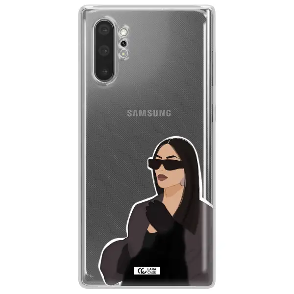 Minimalist Portrait Samsung Note 10 Plus Clear TPU Case