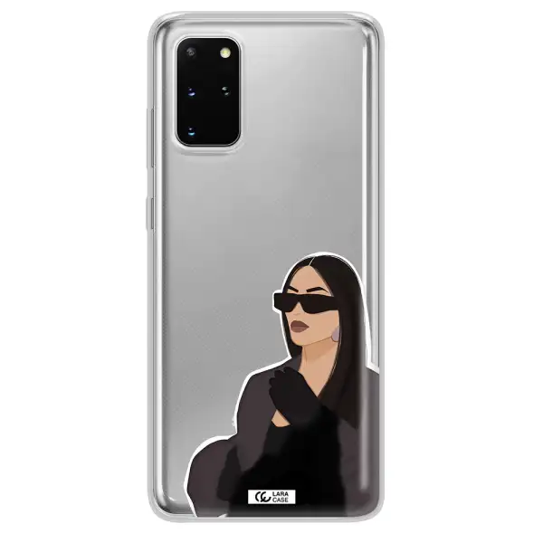 Minimalist Portrait Samsung S 20 Plus Clear TPU Case
