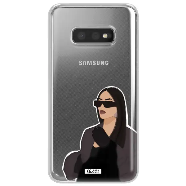 Minimalist Portrait Samsung S10e Clear TPU Case