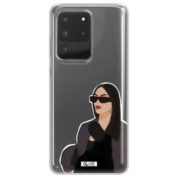 Minimalist Portrait Samsung S20 Ultra Clear TPU Case