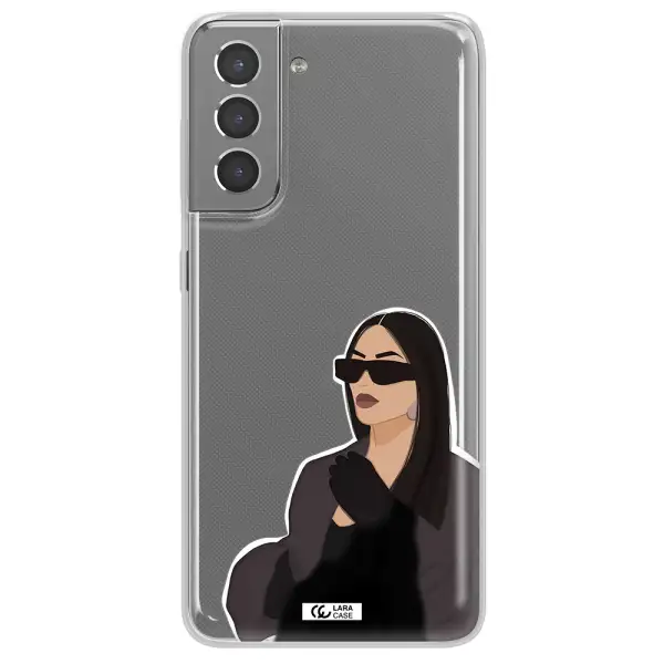 Minimalist Portrait Samsung S21 Plus Clear TPU Case