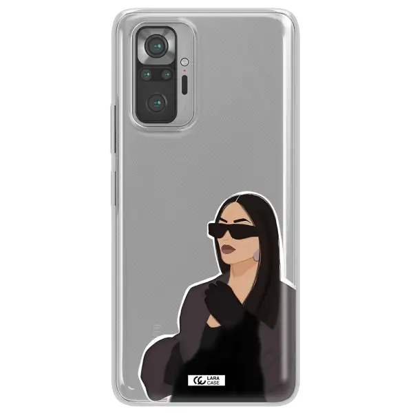 Minimalist Portrait Xiaomi Note 10 Pro Clear TPU Case