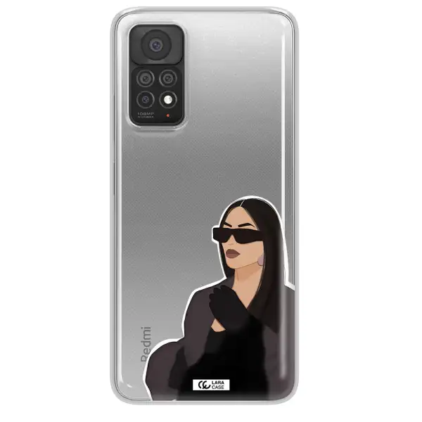 Minimalist Portrait Xiaomi Note 11 Pro Clear TPU Case