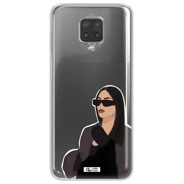 Minimalist Portrait Xiaomi Note 9 Pro Clear TPU Case