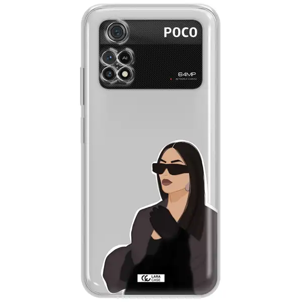 Minimalist Portrait Xiaomi Poco M4 Pro 4G Clear Tpu Case