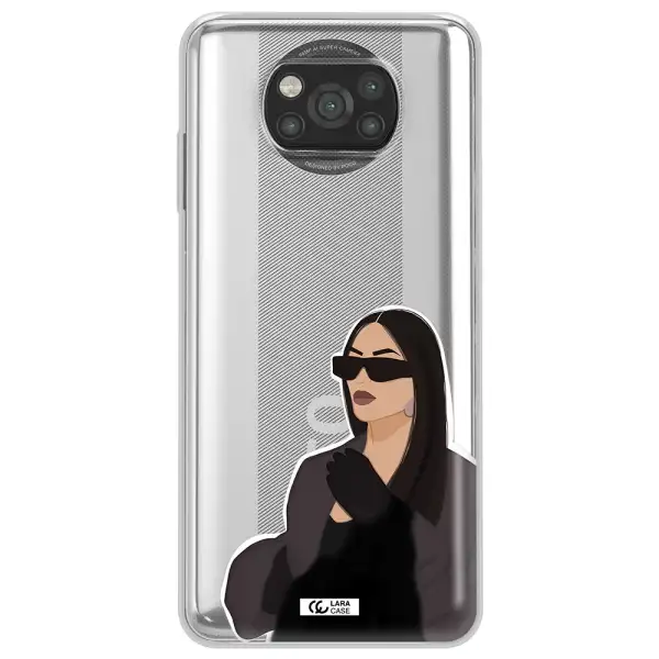 Minimalist Portrait Xiaomi Poco X3 Clear TPU Case