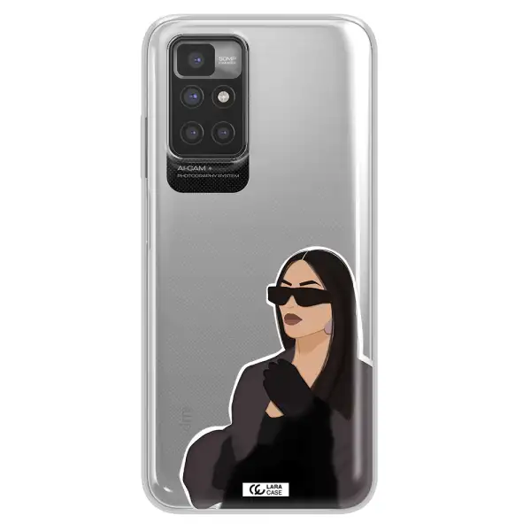 Minimalist Portrait Xiaomi Redmi 10 Clear TPU Case