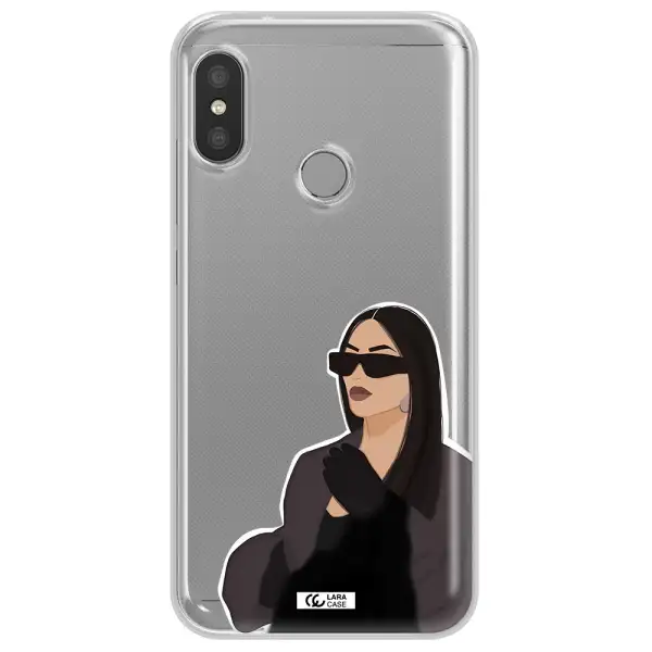 Minimalist Portrait Xiaomi Redmi 6 Pro Clear TPU Case