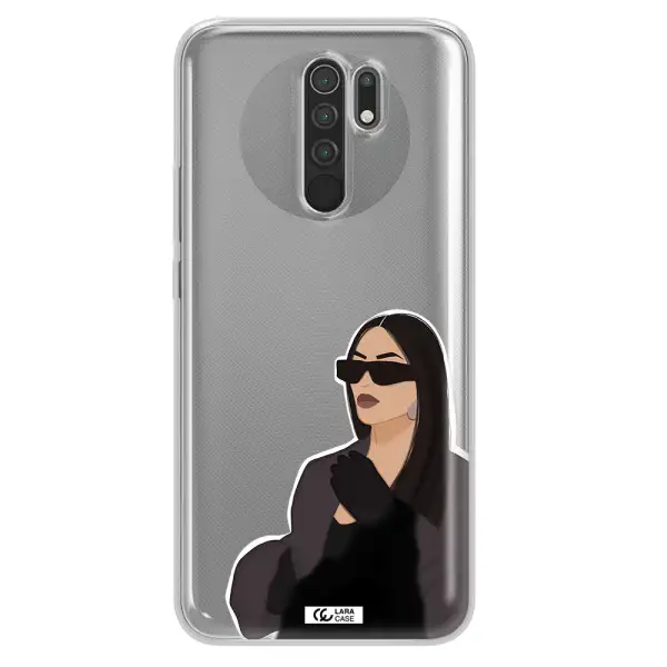 Minimalist Portrait Xiaomi Redmi 9 Clear TPU Case