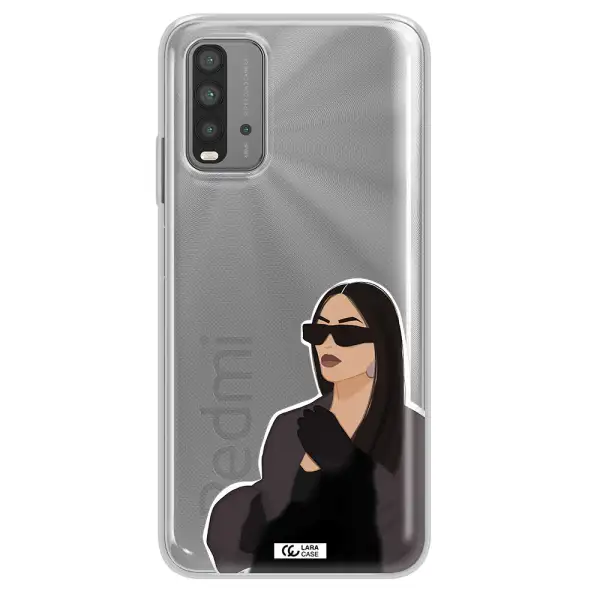 Minimalist Portrait Xiaomi Redmi 9T Clear TPU Case