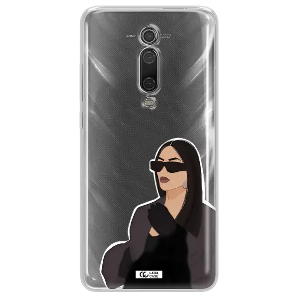 Minimalist Portrait Xiaomi Redmi K20 Clear Tpu Case
