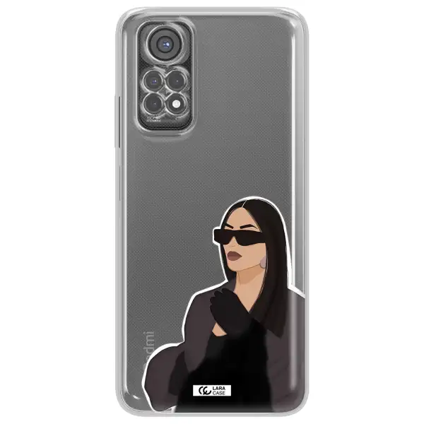 Minimalist Portrait Xiaomi Redmi Note 11S Clear Tpu Case
