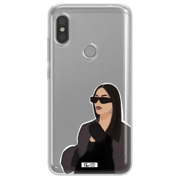 Minimalist Portrait Xiaomi Redmi Note 6 Pro Clear TPU Case