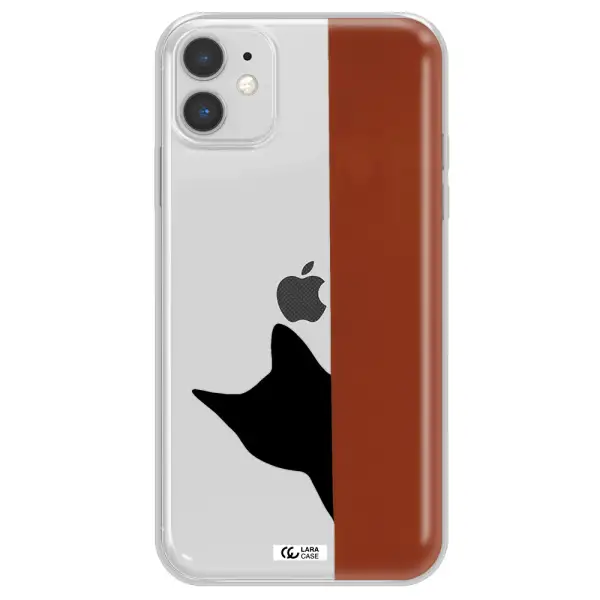Black Cat Apple iPhone 11 Clear TPU Case
