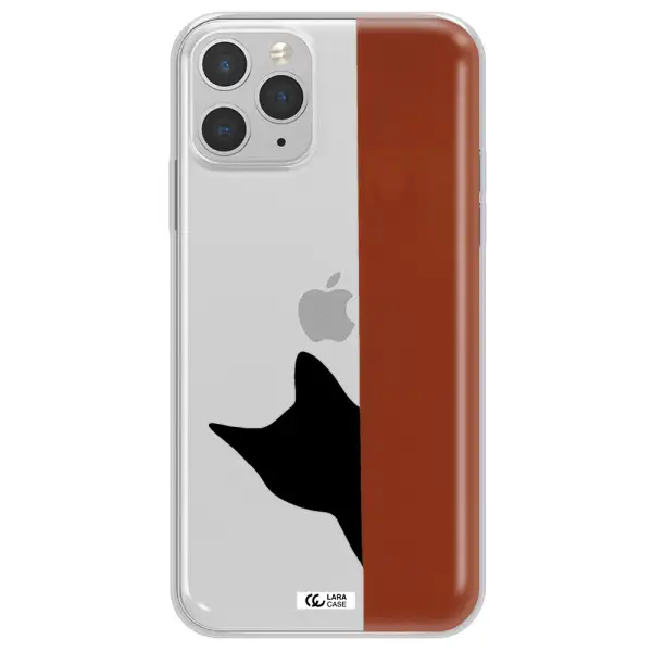 Black Cat Apple iPhone 11 pro max Clear TPU Case