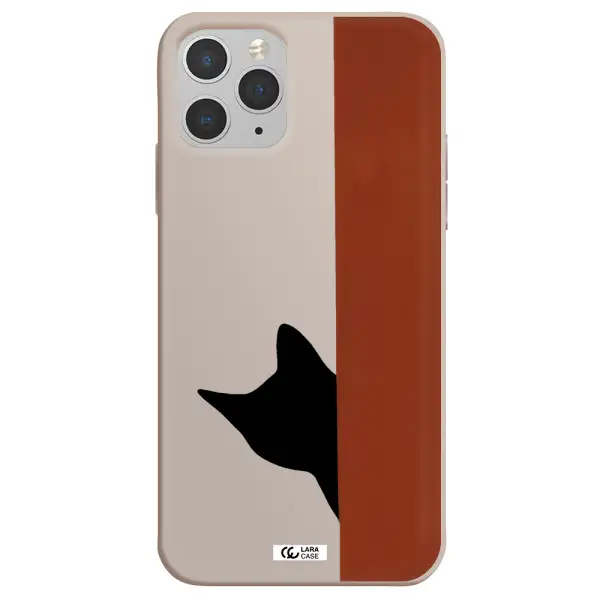 Black Cat Apple iPhone 11 pro max Silicone Stone Case