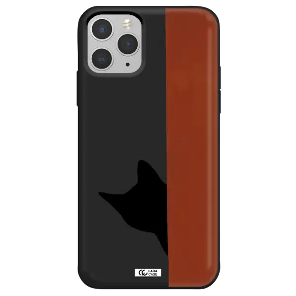 Black Cat Apple iPhone 11 pro Silicone black Case