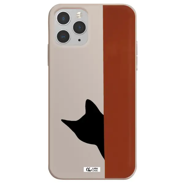 Black Cat Apple iPhone 11 pro Silicone Stone Case