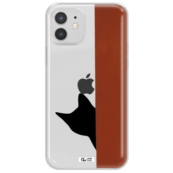 Black Cat Apple iPhone 12 mini Clear TPU Case