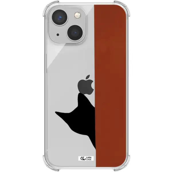 Black Cat Apple iPhone 13 Clear PC Case